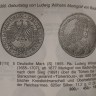 ФРГ 5 марок 1955 Людвиг-Вильгельм маркграф фон Баден