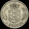 Дания 2 кроны 1875 год